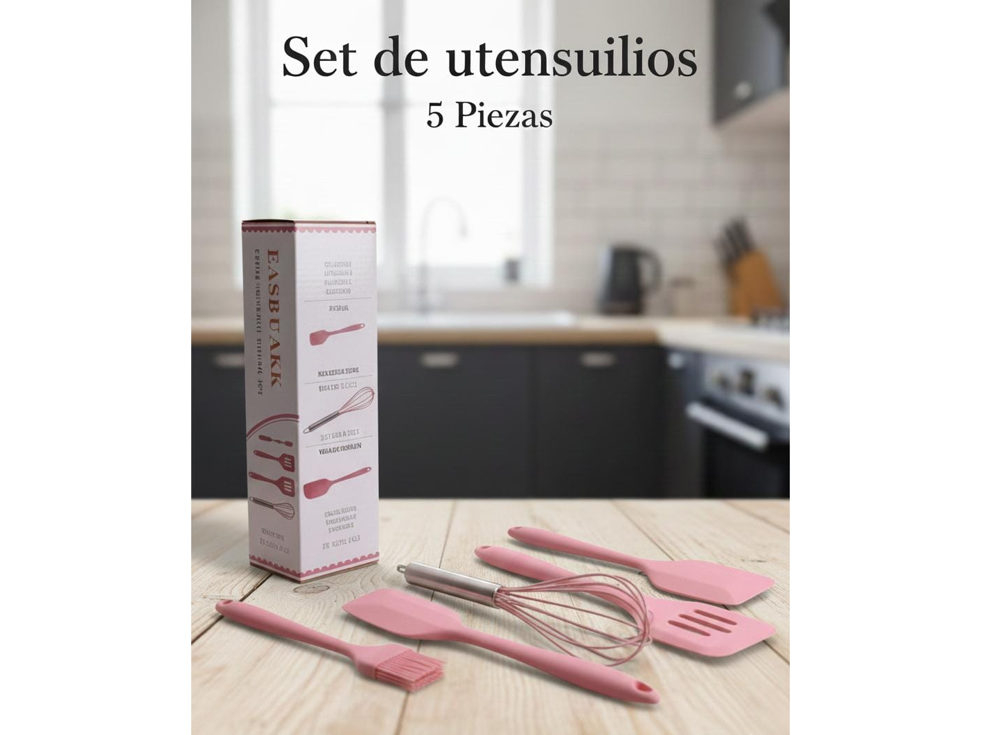 Set de utencillos x 5 piezas