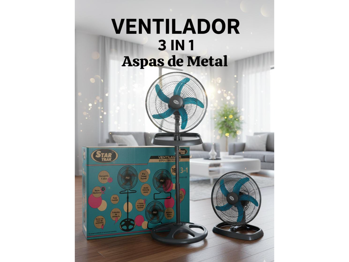 Ventilador star trak metal 18"