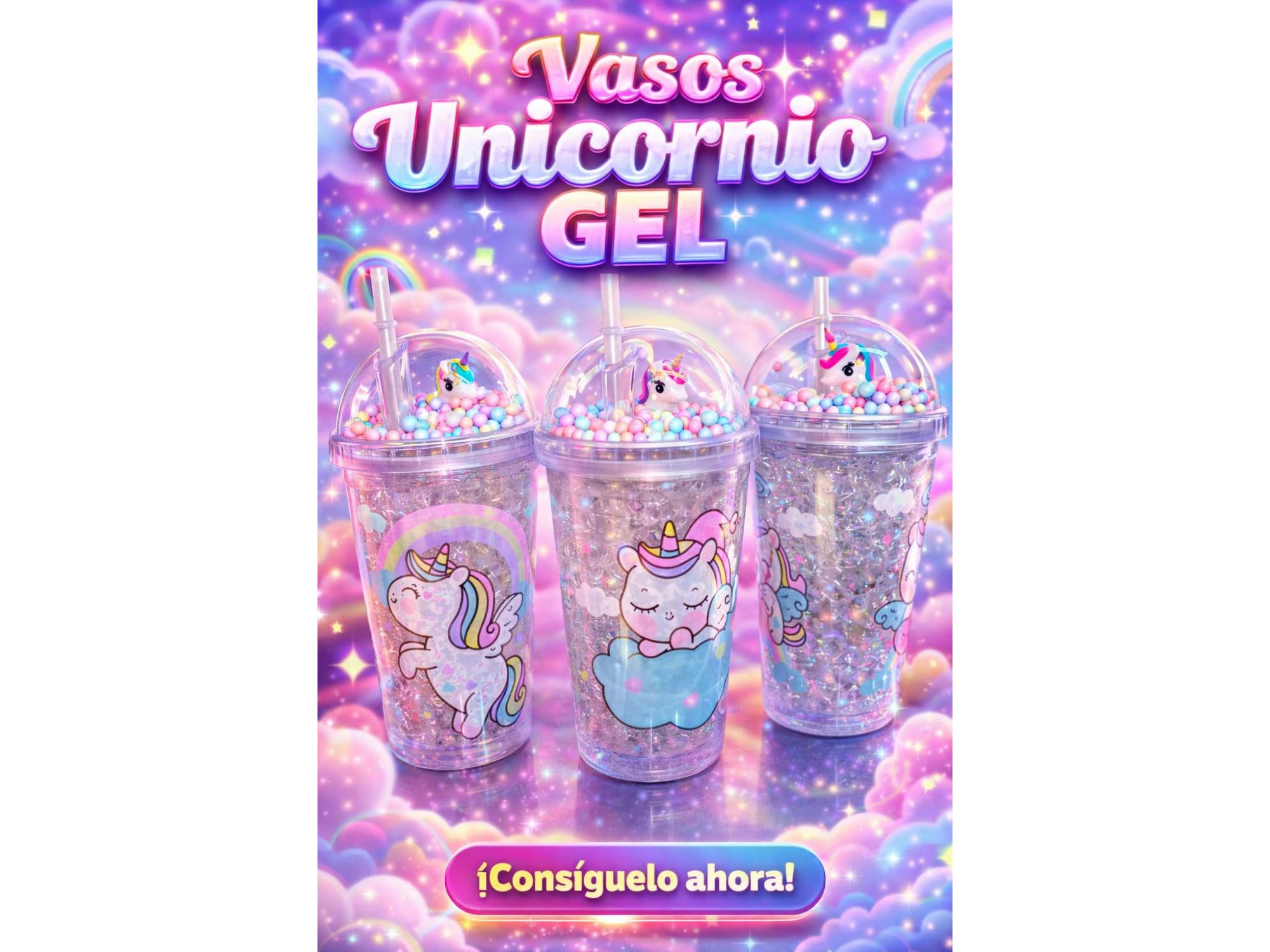 Vasos de gel