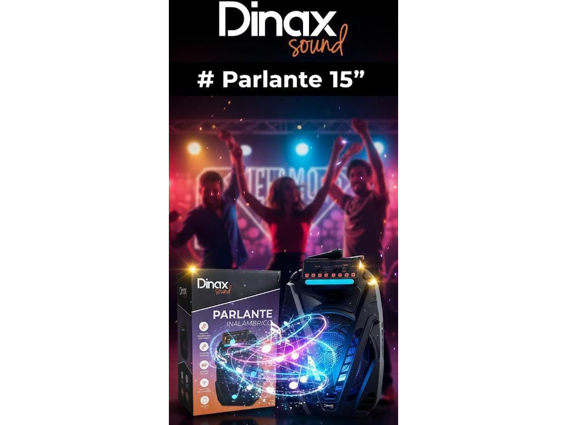 Parlante dinax 15"