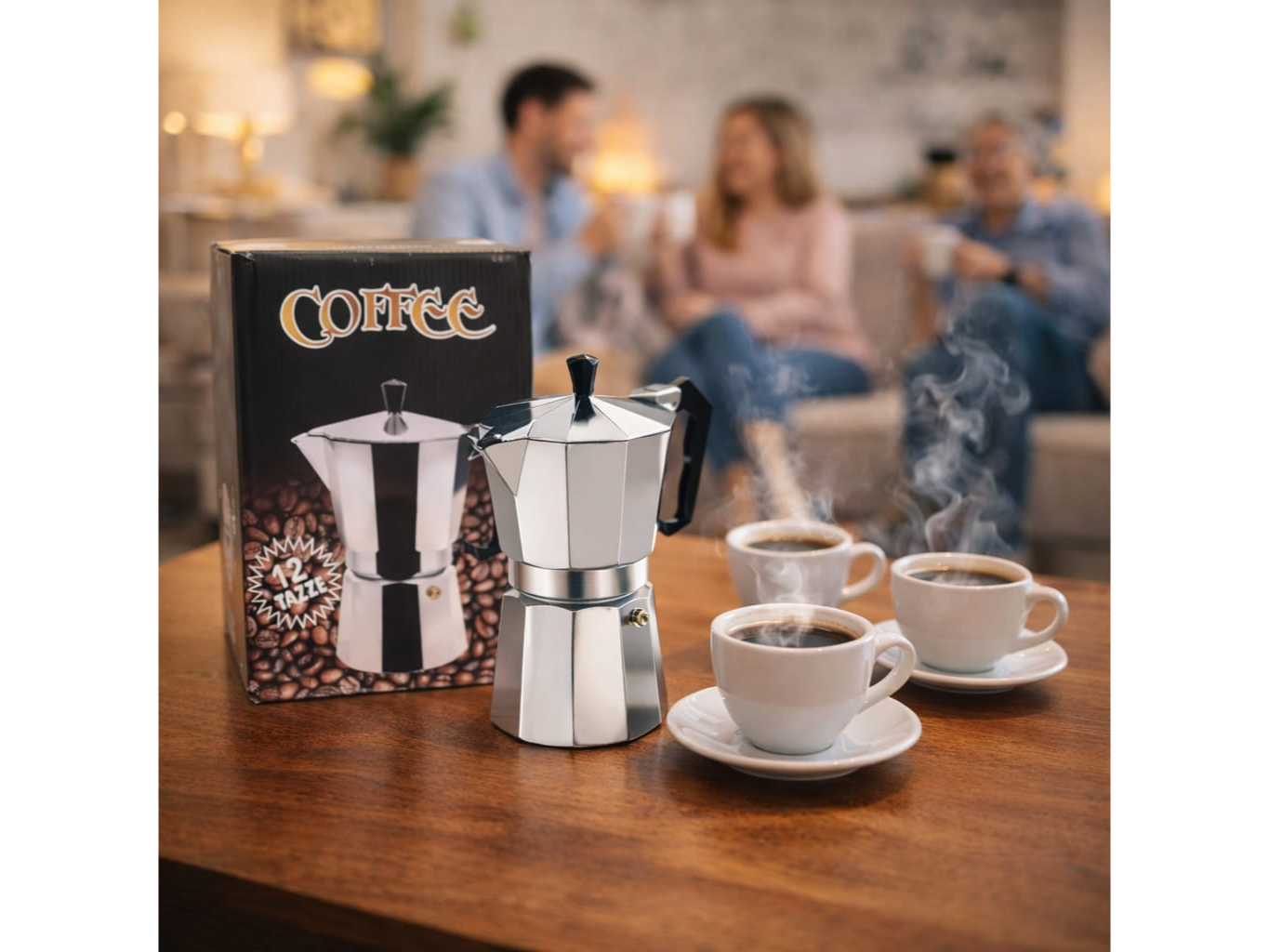 Cafetera x12 posillos