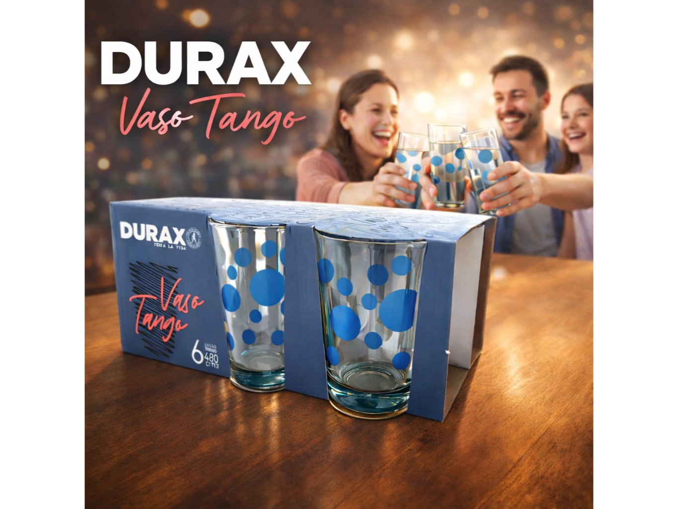 Vasos tango x6