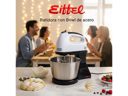 Batidora eiffel con bowl de acero