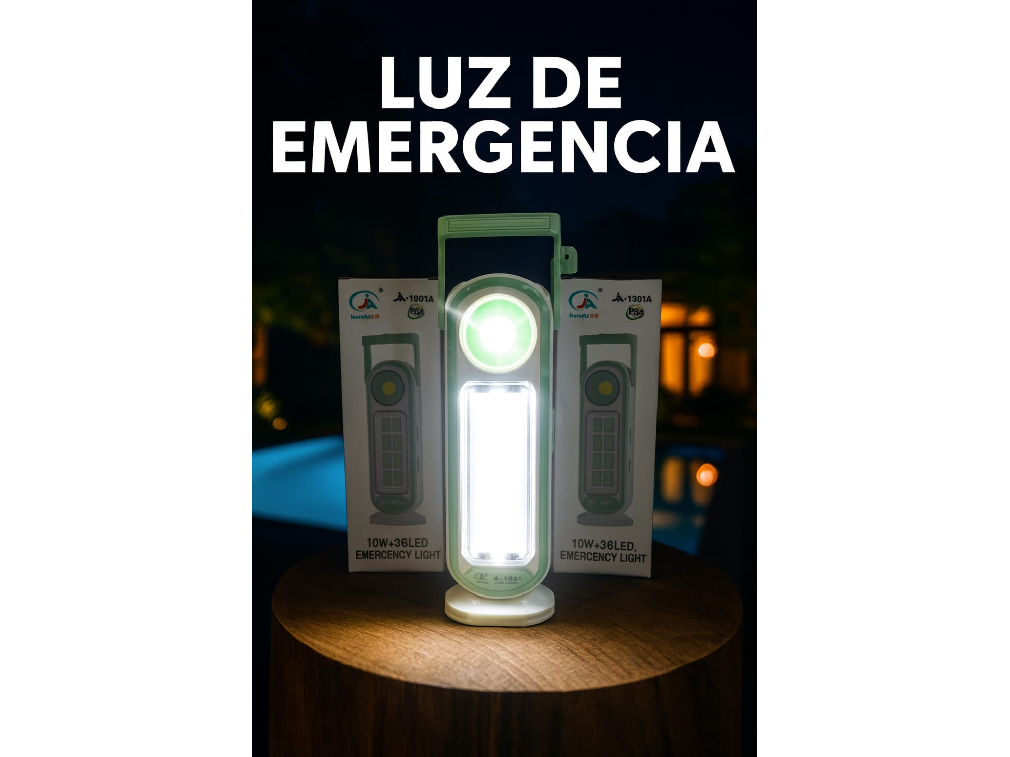 Luz de emergencia 30 leds