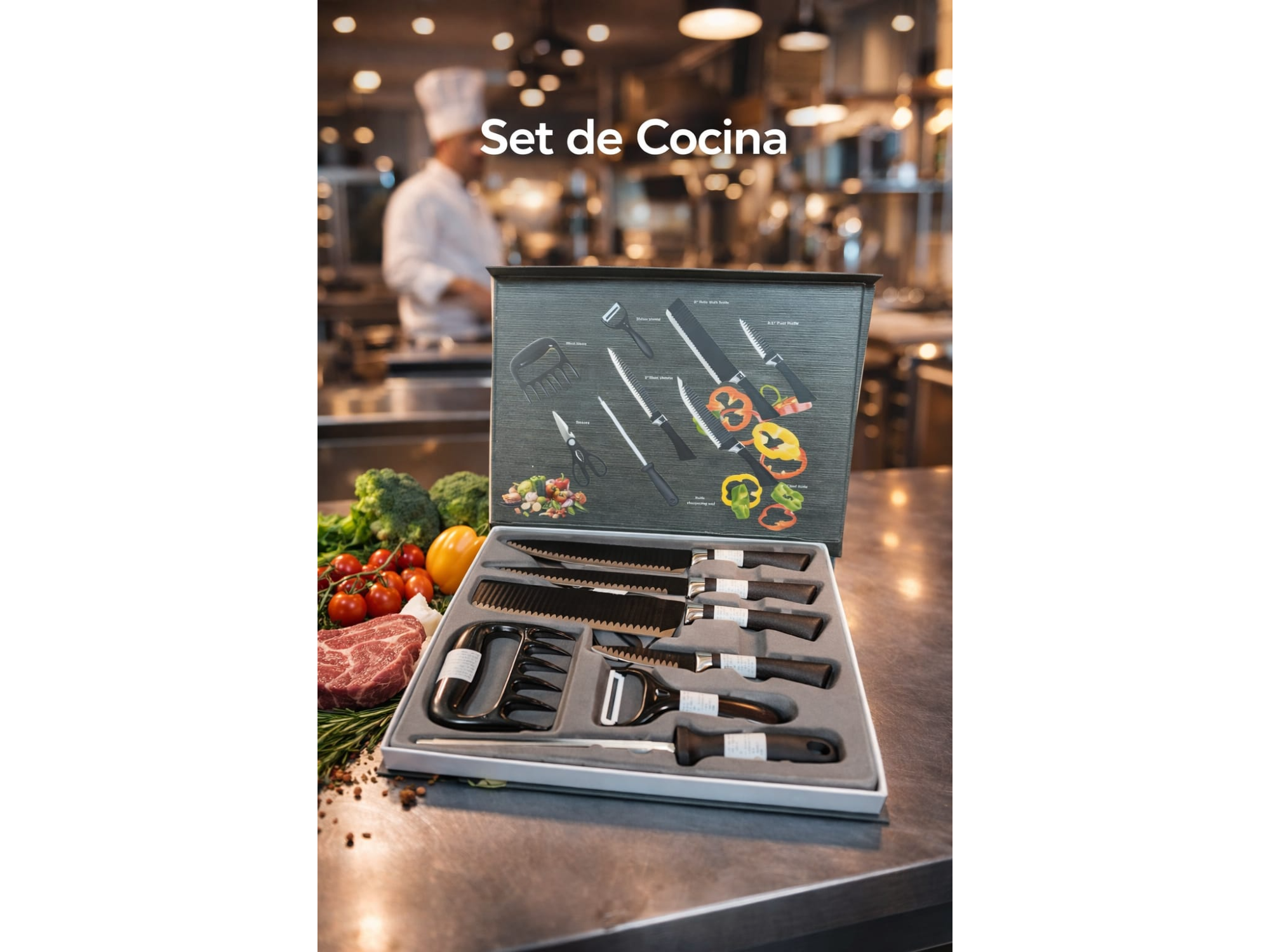 Set de cuchillos