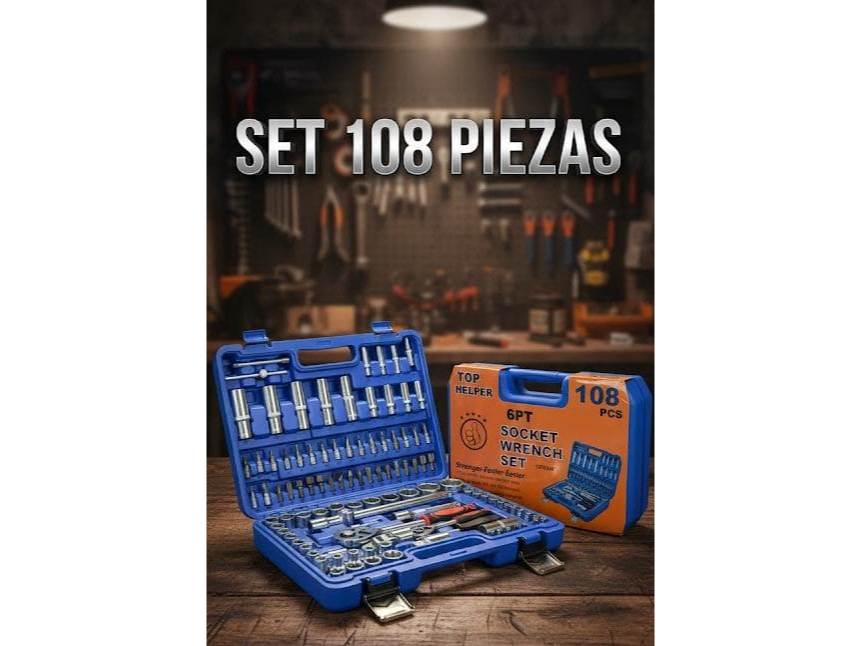 Set 108 herramientas