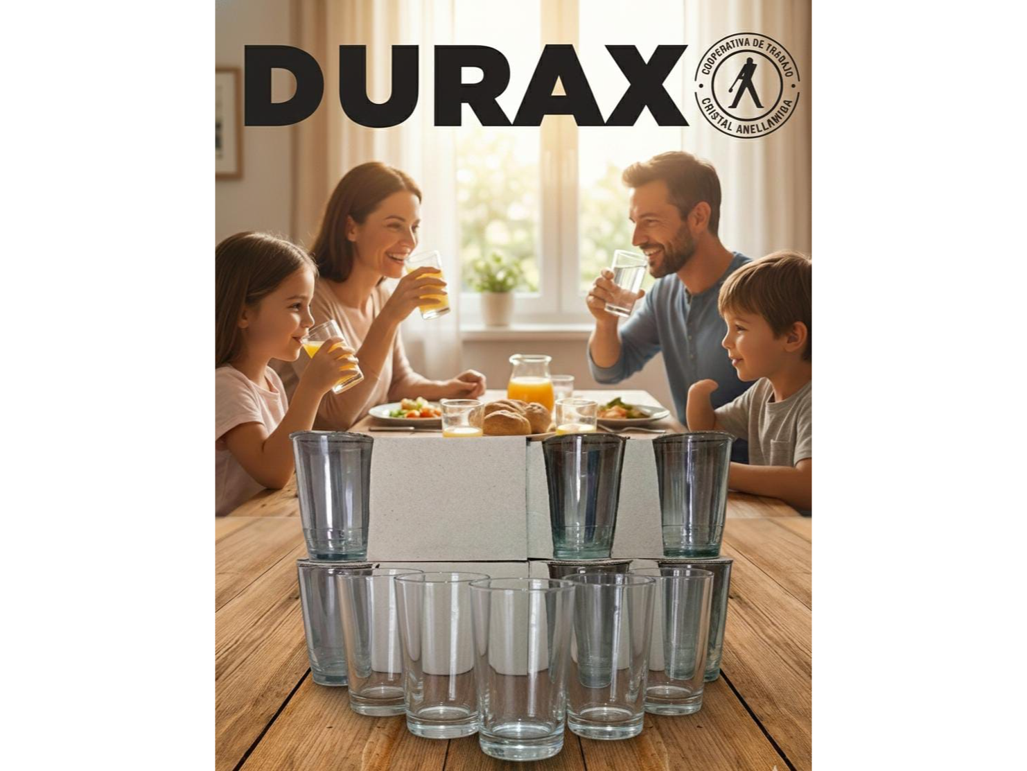 Vasos durax x 6