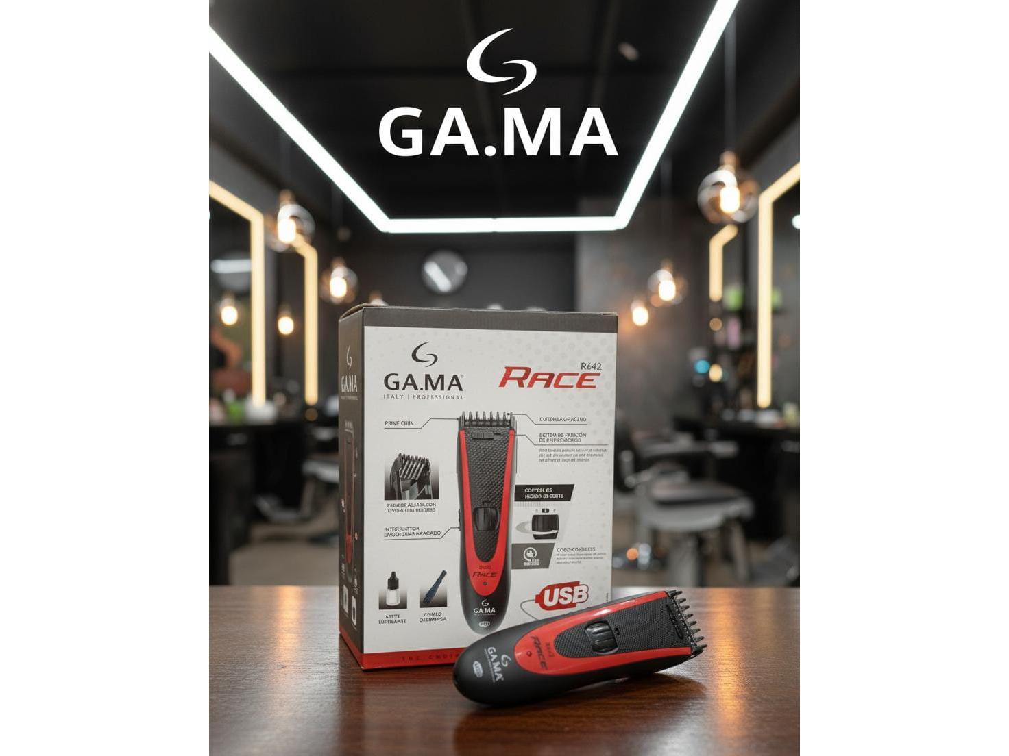 Cortadora de pelo Gama race