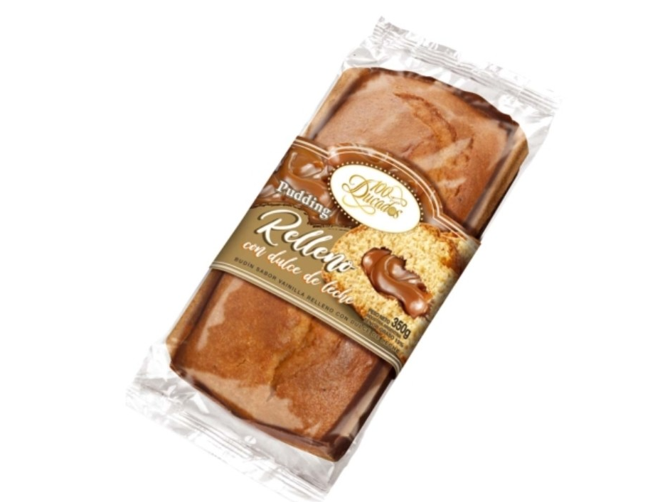 Budín Pudding Relleno con Dulce de Leche 100 Ducados 300g