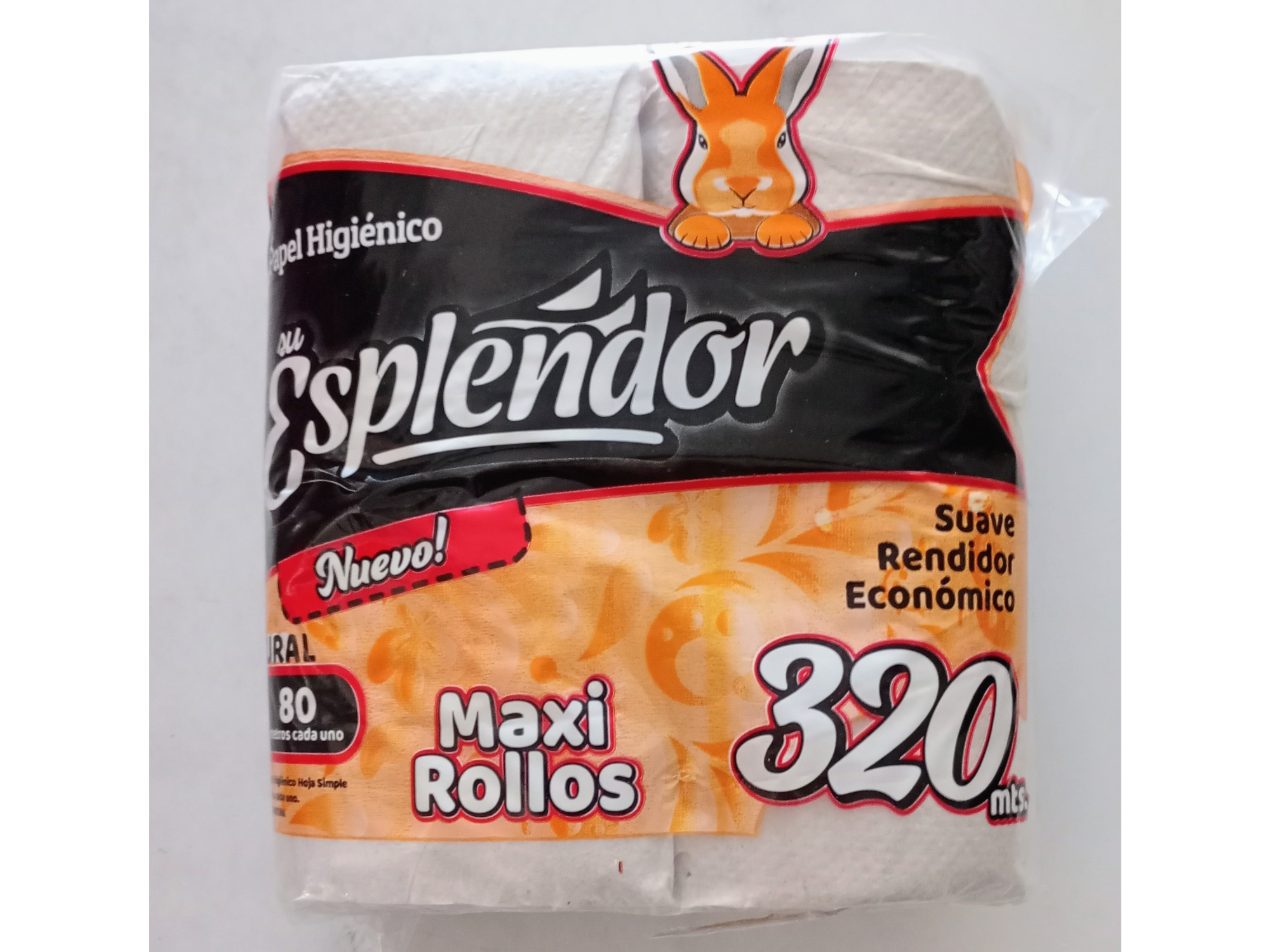 Papel Higienico Esplendor 4 rollos por 80 mts