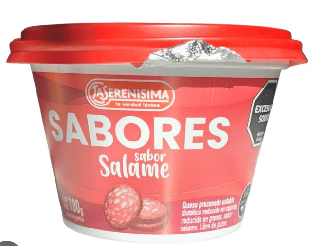 Sabores sabor Salame La Serenisima 180g