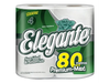 Papel Higienico Elegante contiene 4 rollos por 80mts simple hoja