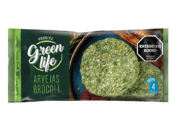 Hamburguesa Veggies Arvejas Brócoli Green Life x4 unidades 380g