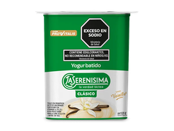 Yogur batido Clásico sabor vainilla La Serenisima 120g