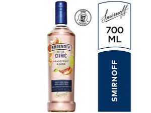 Vodka Smirnoff sabor Citric y Pomelo 700ml