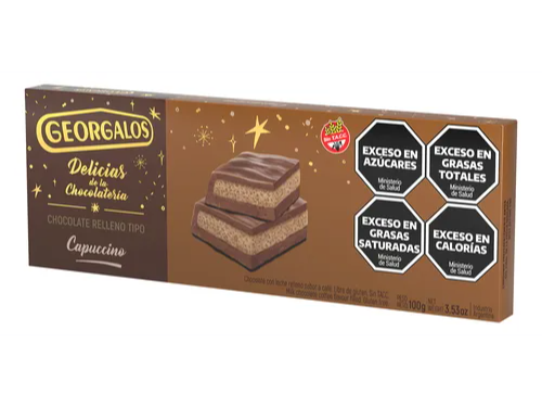 Chocolate Relleno tipo Capuccino Georgalos 100g