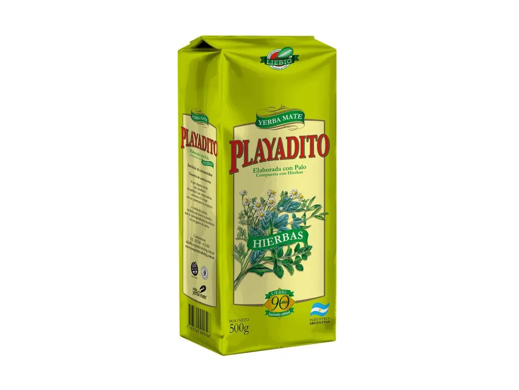 Yerba Mate Playadito Hierbas 500g
