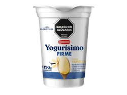 Yogur Firme sabor vainilla con probióticos Yogurisimo 190g