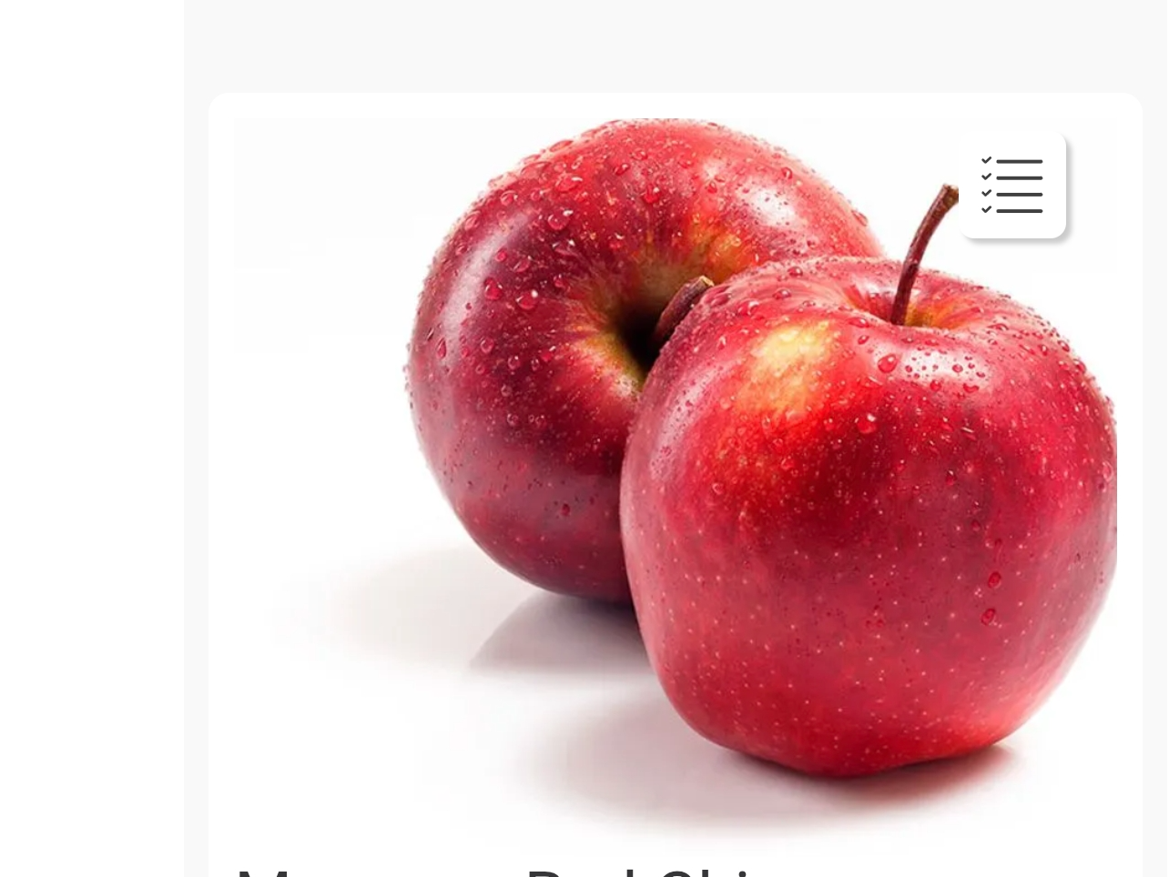 Manzana roja chica