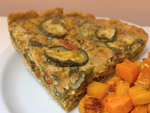 Porcion de Tarta de Zapallito Integral. de BOWLÉ