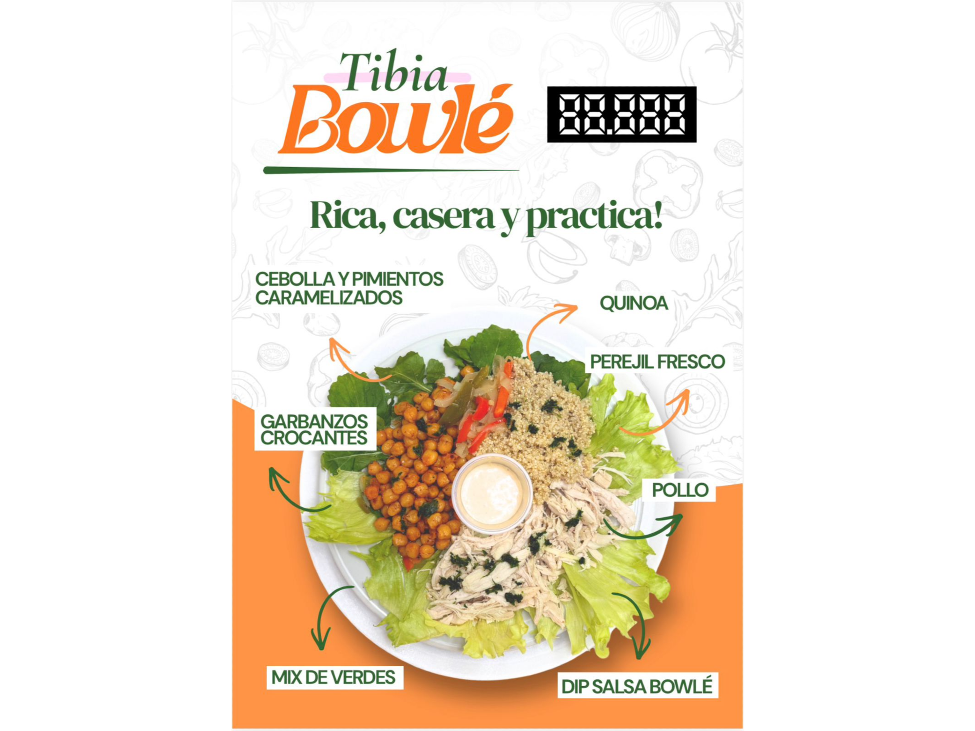 Ensalada Tibia de BOWLÉ