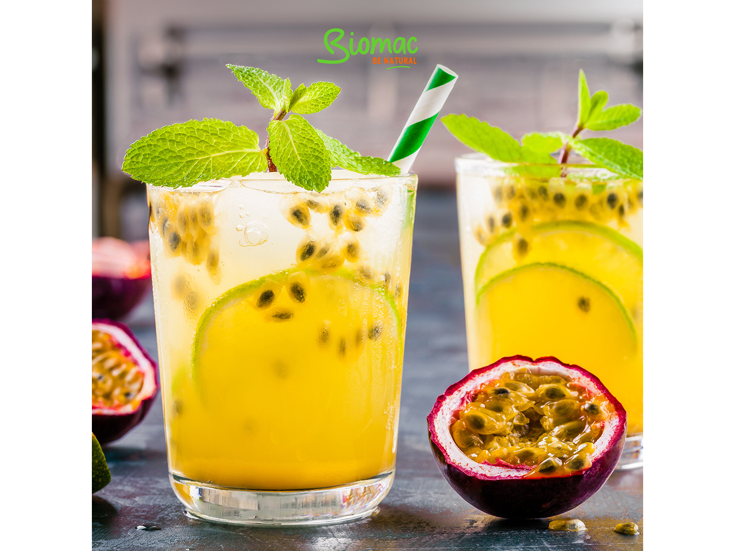 PULPA DE MARACUYA CON SEMILLA Biomac x1 Kilo.