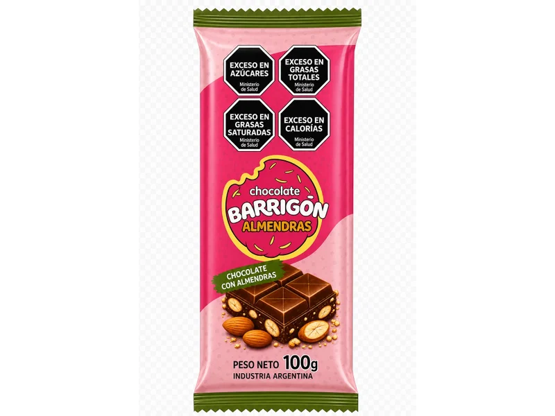 CHOCOLATE DE LECHE CON ALMENDRAS BARRIGON
