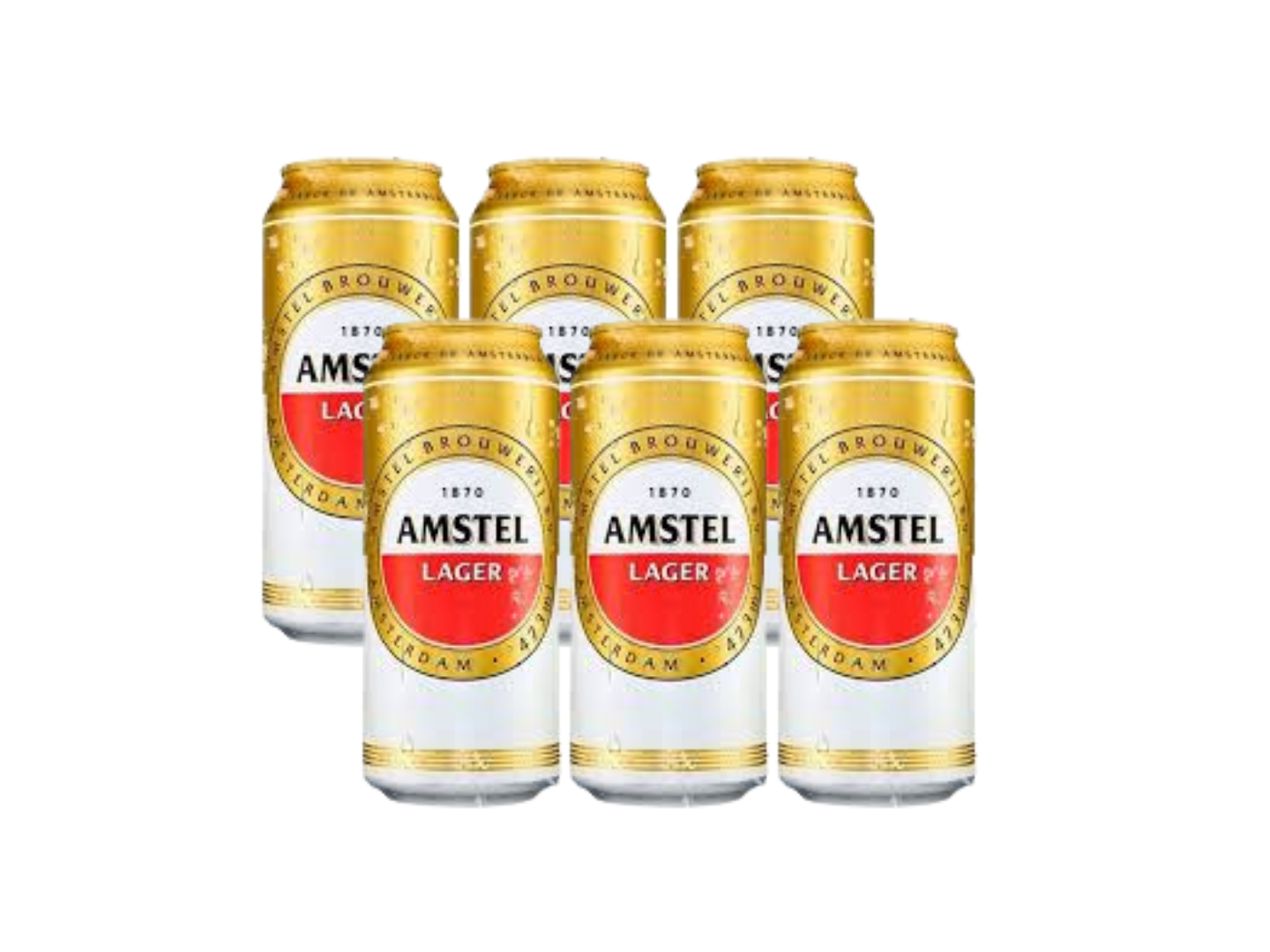 PACK X6 AMSTEL LAGER473ml