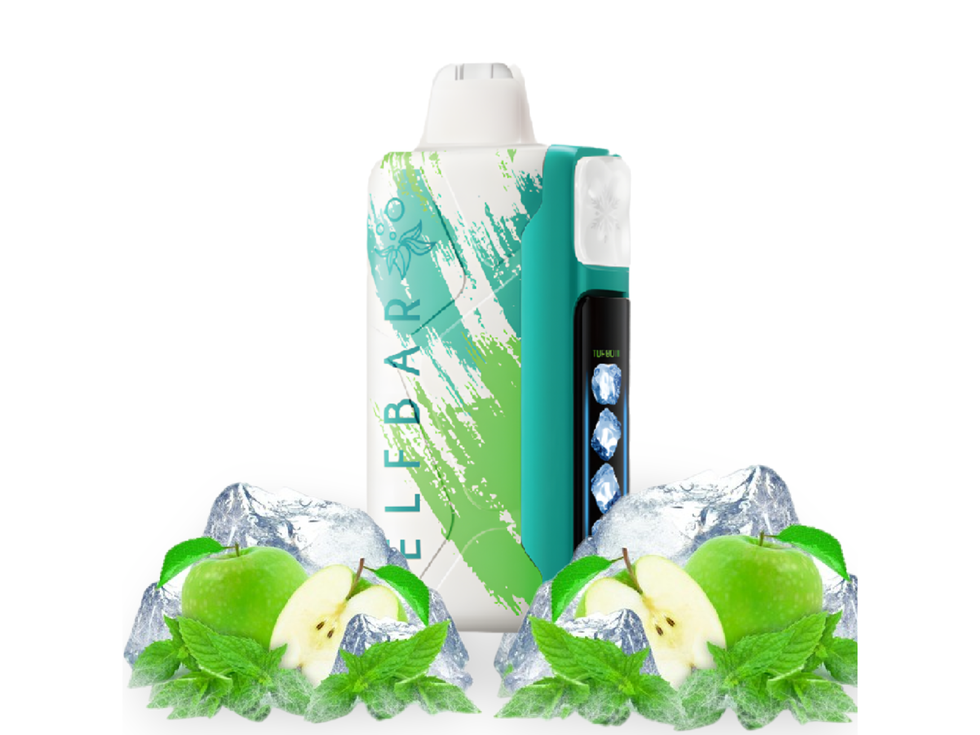 GREEN APPLE ICE 40000 CALADAS