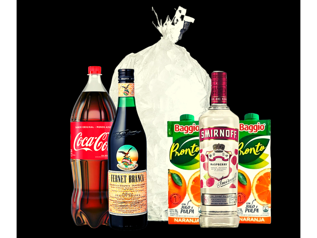 COMBO BRANCA Y SMIRNOFF