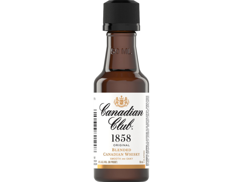 WHISKY CANADIAN CLUB 1858 50ml