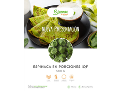ESPINACA EN PORCIONES Biomac x500gr.