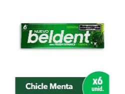 CHICLE BELDENT MENTA
