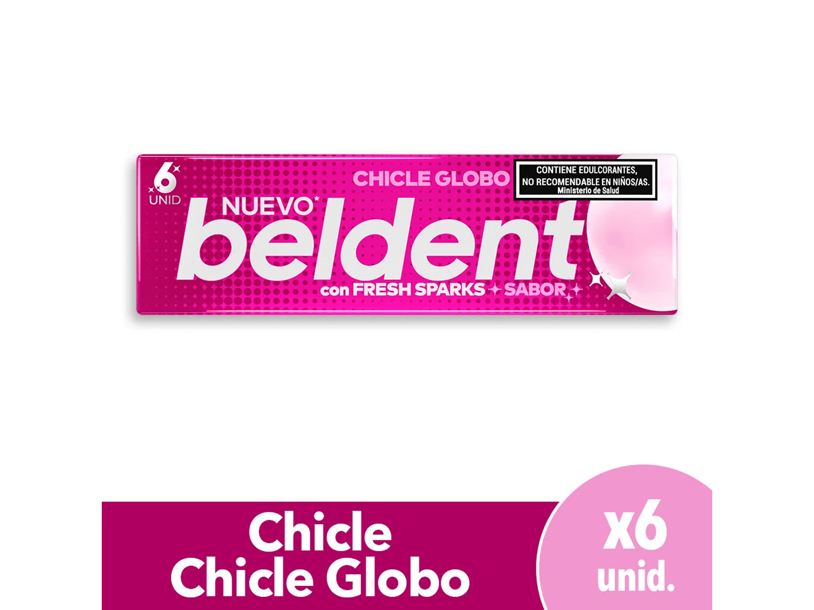 CHICLE BELDENT FRESA