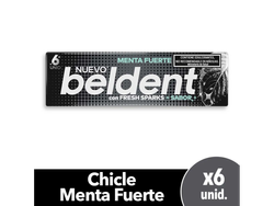 CHICLE BELDENT MENTA FUERTE