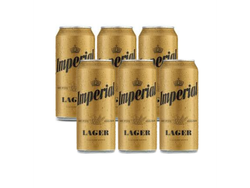 PACK X 6 IMPERIAL LAGER 473cm