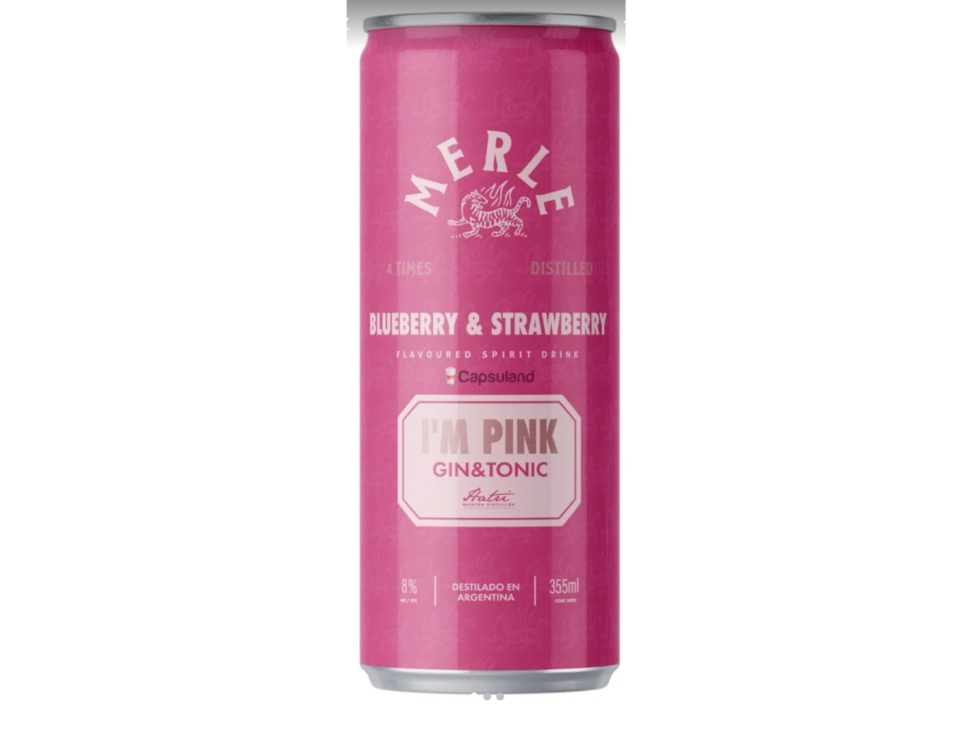 Gin Tonic MERLE I'am Pink  355ml