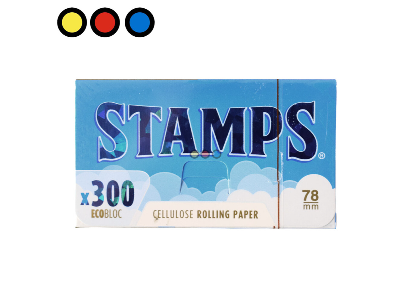 3 PAPELILLOS SUELTOS DE CELULOSA STAMPS