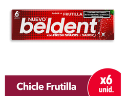 CHICLE BELDENT FRUTILLA