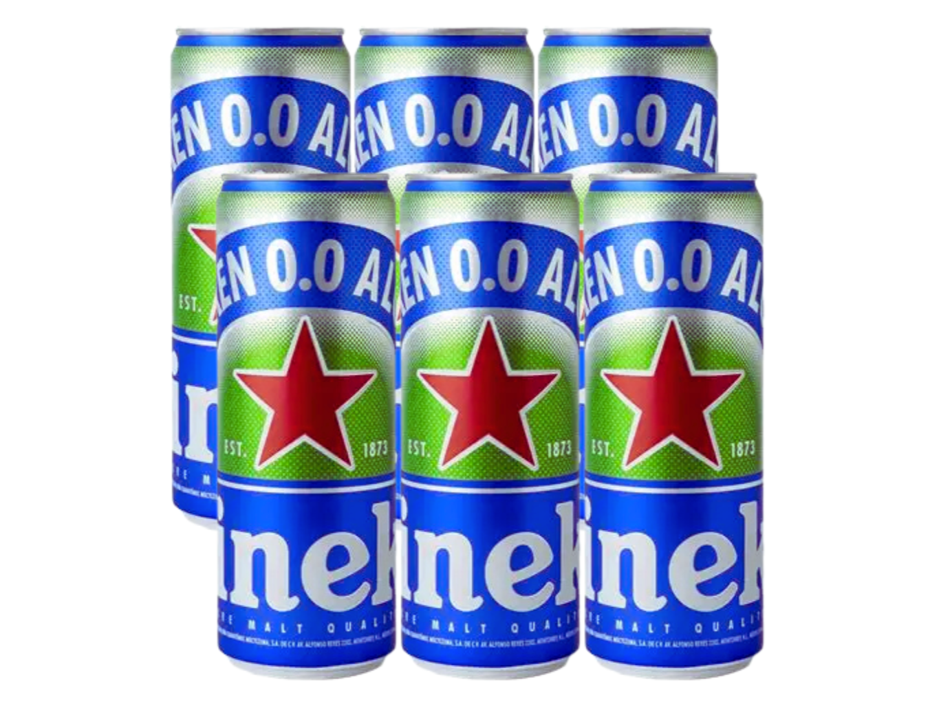 PACK X6 HEINEKEN SIN ALCOHOL