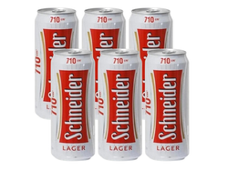 PACK X6 LATON SCHNEIDER 710ML