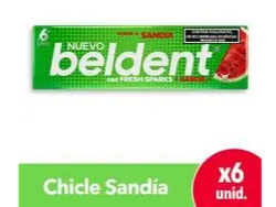 CHICLE BELDENT SANDIA