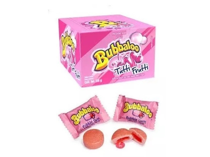CHICLE BUBBALOO TUTTI FRUTTI X3 UNIDADES