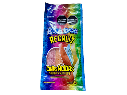 BULLDOG REGALIZ CINTAS ACIDAS SURTIDAS 60gr.
