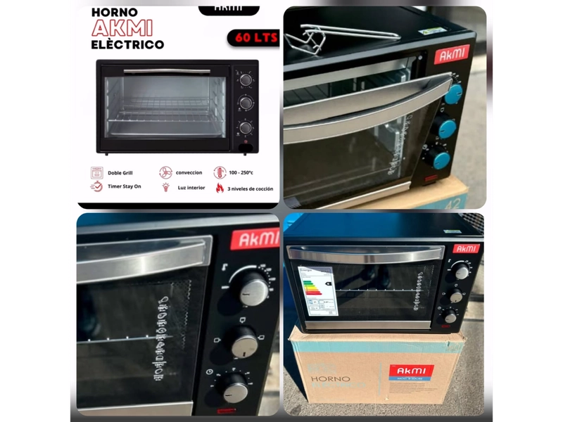 HORNO ELÉCTRICO AKMI 60 LITROS