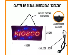 CARTEL LUMINOSO KIOSCO
