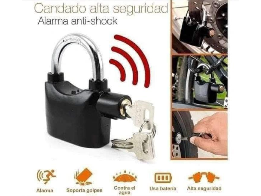 CANDADO ALARMA