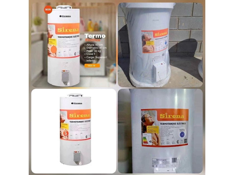 TERMOTANQUE SIRENA 90 LITROS
