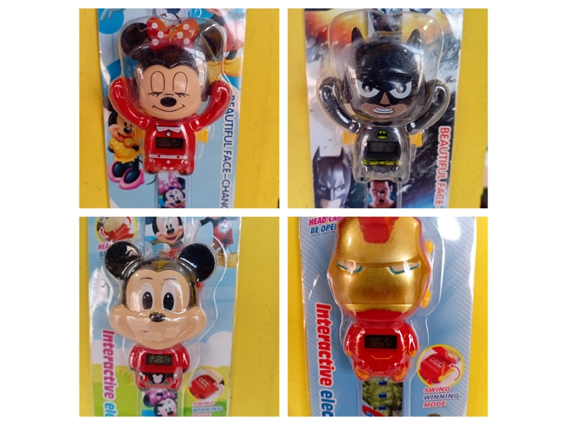 RELOJ INFANTIL CAMBIA LA CARA