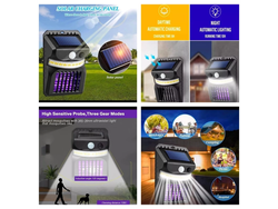 LÁMPARA SOLAR ANTIMOSQUITOS